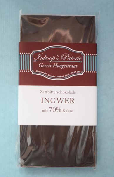 Zartbitterschokolade - Ingwer